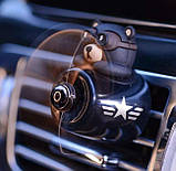 Багаторазовий ароматизатор у машину на решітку ароматизатор у машину Pilot Bear black, фото 2