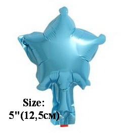 Шар фольгований "Зірка Голуба". Розмір:5"(12,5см). Пр-во: Китай