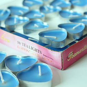 Свіжі серечки романтичні Набор 50 шт. Синій