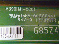 Платы T-Con V390HJ1-XC01, HV320WXC-200_X-PCB-X00 от LED телевизоров Philips 39PFL3108T/12 и HONDA HD LED325