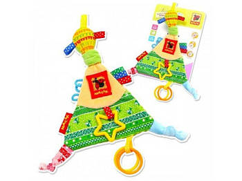 Подвеска Масик треугольник с кольцами MK6101-03 G-Rich