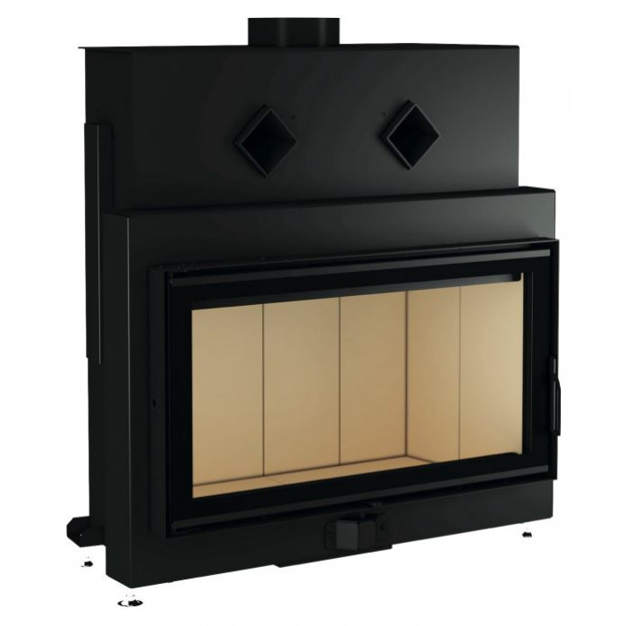 Повітряна камінна топка 95x52 (гладкий шамот) - фото 1 - id-p1111353179