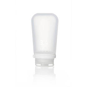 Силіконова пляшечка Humangear GoToob+ Large, 101 мл, для подорожей, без BPA, білого кольору