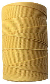 Нитка універсальна плоска вощена для ручного шиття підошви, взуття, шкіри Coats 1,0мм 500м. Бежевий 00599