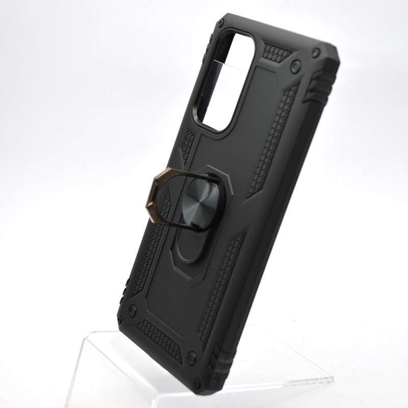 Чохол протиударний броньований Armor Case Antishock з кільцем Samsung A536 Galaxy A53 Чорний, фото 3