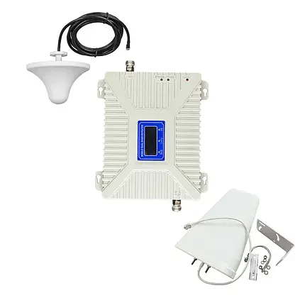 Репітер Aspor GSM підсилювач зв'язку та інтернету 900/1800/2100 МГц з антеною 10 Дб ретранслятор