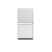 Вимикач 1 кл. перехресний (з трьох місць) N2110 BL білий Zenit ABB NIESSEN