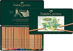 Набір пастельних олівців Faber-Castell PITT PASTEL 36 кольорів в металевій коробці, 112136