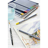 Акварельні олівці Faber-Castell Goldfaber Aqua 12 цв. в металевій коробці, 114612, фото 5