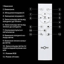 LED світильник Biom Smart 140W 3000-6000K+RGB з д/у SML-S30-140-A-RGB 21709, фото 5