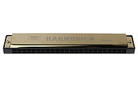 Губна гармошка Harmonica металева Золотий Хіт продажу!