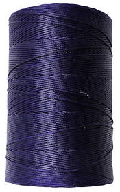 Нитка універсальна плоска вощена для ручного шиття підошви, взуття, шкіри Coats 1,0мм 500м. Фіолетовий 44964