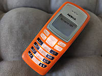 Мобильный телефон Nokia 2100 б/у оригинал в новом корпусе оранжевый!!!