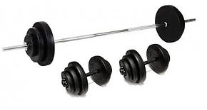 Штанга + Гантель Набір Premium 110 кг WCG