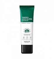 Солнцезащитный крем для чувствительной кожи с центеллой  Some By Mi Truecica AQUA Calming Sun Cream SPF50+ РА+