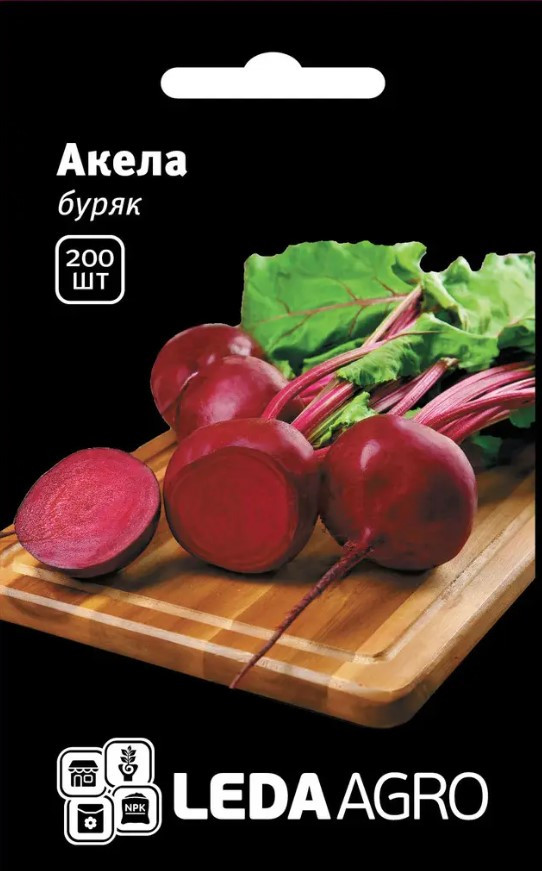 Насіння Буряка Акела 200 шт (Leda Agro), середньоранній сорт з адаптацією до різних умов, фото 1