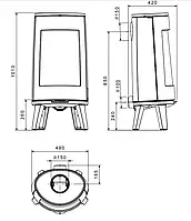 Чавунна Піч Dovre BOLD 300, фото 5