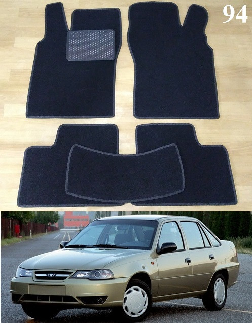 Ворсові килимки на Daewoo Nexia '08-16