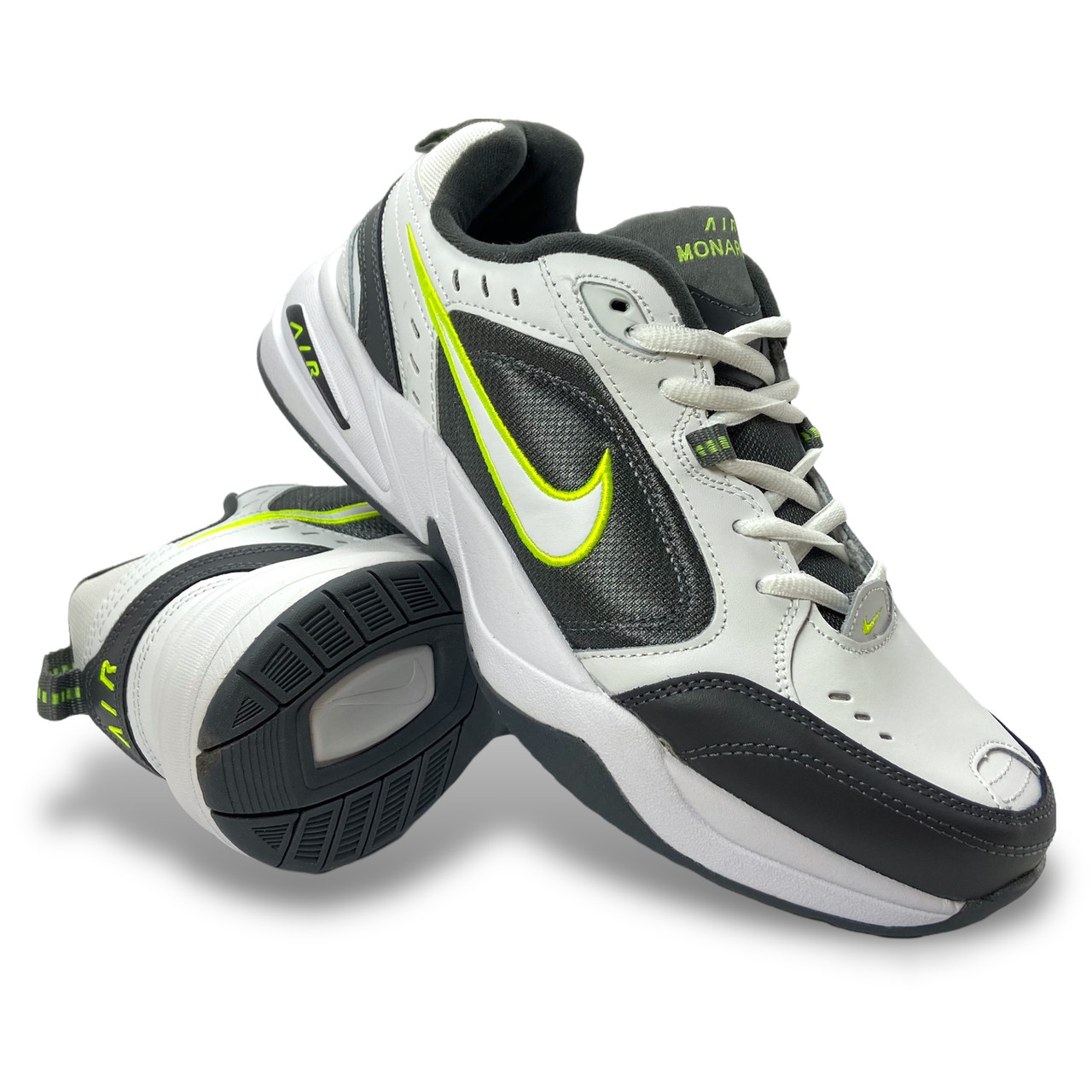 Кросівки чоловічі шкіряні Nike Air Monarch IV білі весняні демі сезон