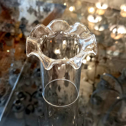 Декоративна деталь кришталева рюшка-стакан до чеської люстри Еlite Bohemia, фото 2