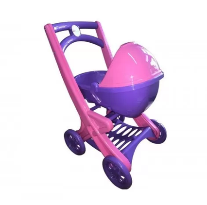 Коляска для ляльок з люлькою 0121/02 пластикова