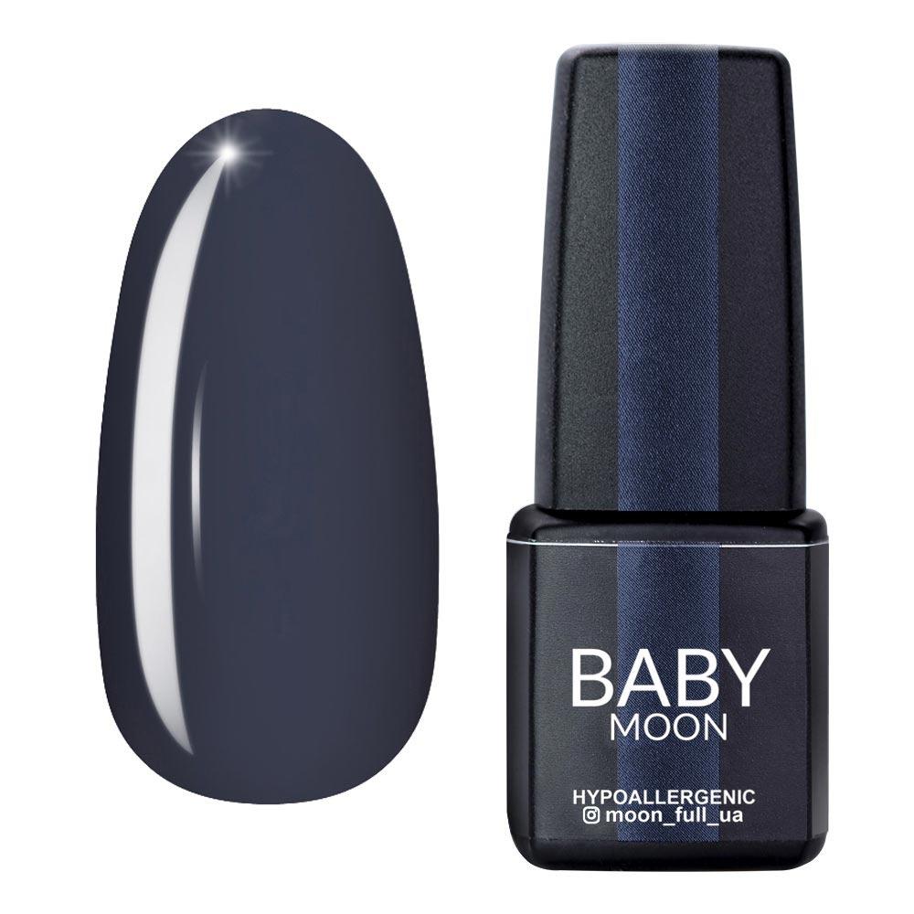 Гель лак Baby Moon Midnight Gel polish №009 темно-сірий