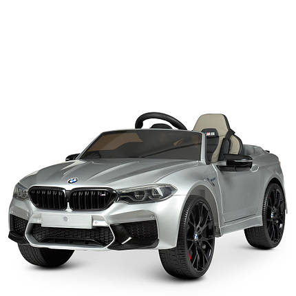 Дитячий електромобіль M 4791EBLRS-11 2 мотори 35W 1 акумулятор 12V/10AH Сріблястий, фото 1
