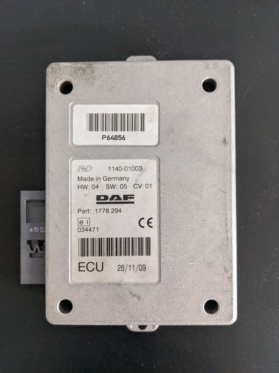 Блок керування ECU б/в DAF XF 105 (1778294, 114001003) оригінал