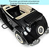 Дитячий електромобіль M 4628EBLRS-2 ретро стиль Чорний, фото 10