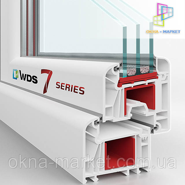 Купити вікна ПВХ профілі WDS 7 Series передмістя Вікна WDS 7 Series передмістя