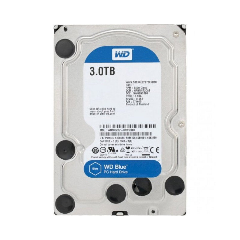 Накопитель HDD SATA 3.0TB WD Blue 5400rpm 256MB (WD30EZAZ) — Купить ...