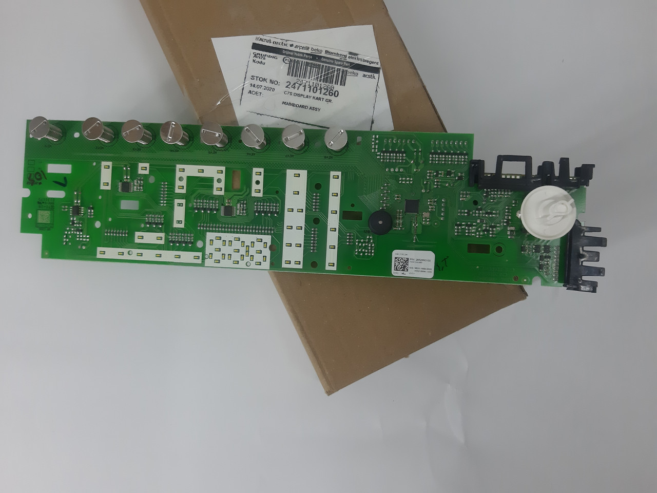 Плата Управления на Стиральную Машину Beko WTV6636XAW — Купить Недорого ...