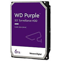 Жёсткий диск 3.5" SATA III 6TB Western Digital Purple WD60PURZ 5400rpm 64MB новый