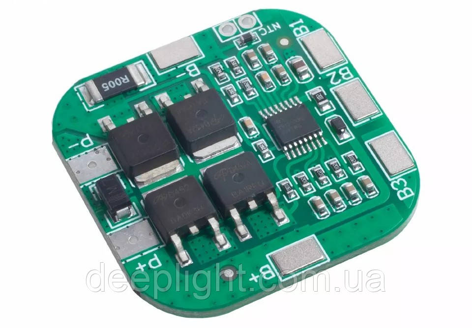 BMS 4S 20A Li ion плата захисту балансир PCB 16.8 V схема шурупокрут дриль 18650