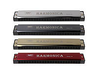 Губная гармошка Harmonica для начинающих Золотой