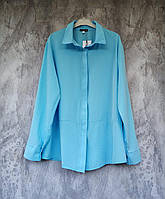 Жіноча сорочка з довгим рукавом, блуза, блузка 54р, див. виміри в ПОВНОМУ ОПИСІ товару