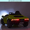 Електромобіль Lamborghini M 4319EBLR-5 2 мотори 45W 1 акумулятор 12V/7AH Зелений, фото 6