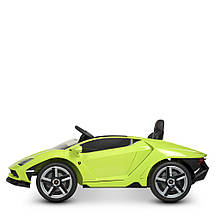 Електромобіль Lamborghini M 4319EBLR-5 2 мотори 45W 1 акумулятор 12V/7AH Зелений, фото 4