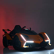 Електромобіль Lamborghini M 4633EBLR-1 одномісний з музикою та підсвічуванням Білий, фото 4