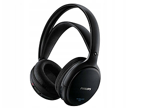 Бездротові навушники Bluetooth накладні PHILIPS SHC5200 / 10 Hi-FI чорні, фото 2