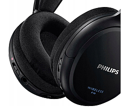 Бездротові навушники Bluetooth накладні PHILIPS SHC5200 / 10 Hi-FI чорні, фото 4