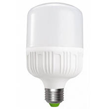 Лампочка EUROELECTRIC Plastic 40W E27 6500K 220V (LED-HP-40276(P)