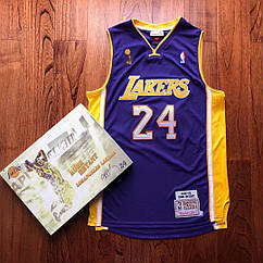 Фіолетова майка Nike Kobe Bryant No24 Брайант Los Angeles Lakers 2008-2009