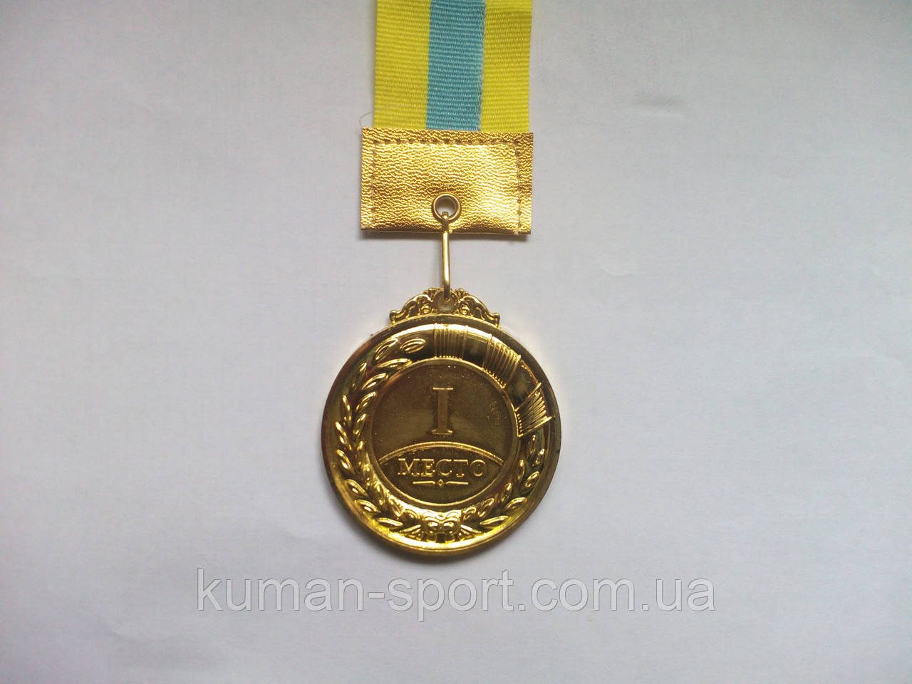 Медалі С-82 No 1 (золото) d-6 см 30g зі стрічкою