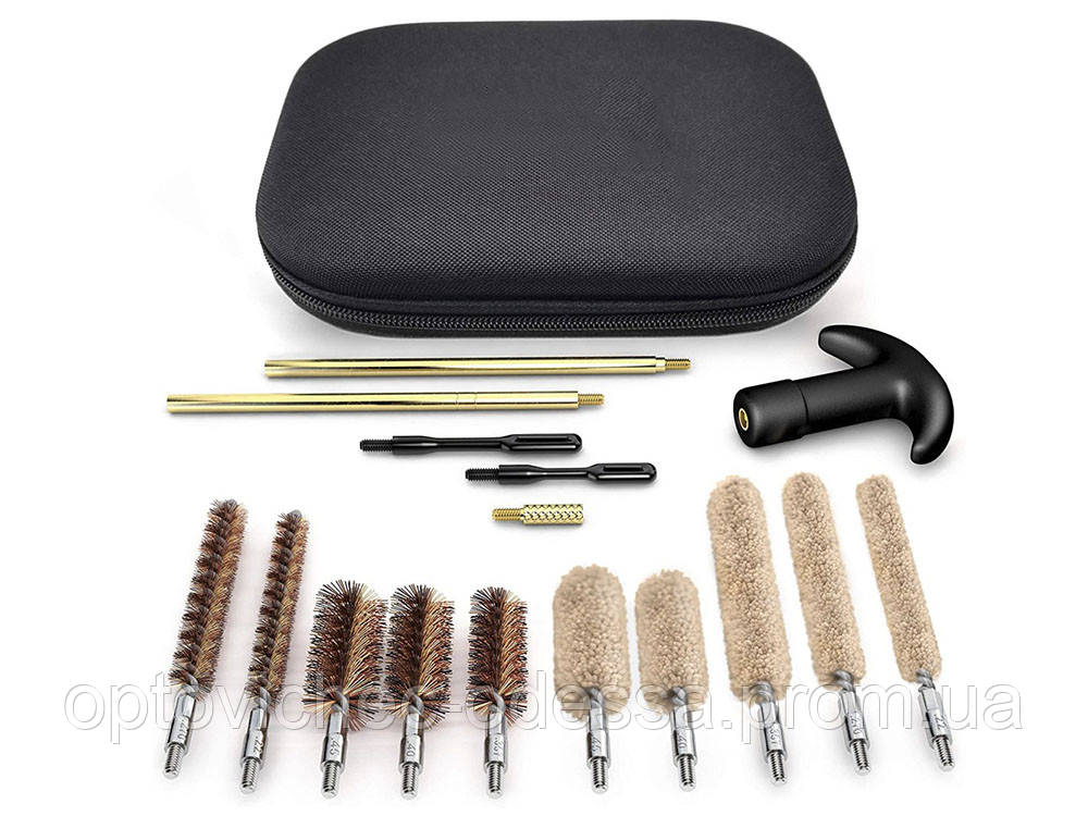 Набір для чищення пістолета тактичний 16 шт  Чорний Хіт продажу!