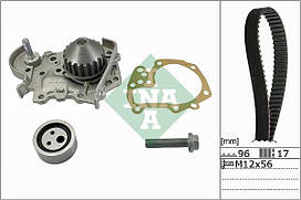 Комплект ГРМ з водяним насосом 1.4-1.6 MPI 01.96- Logan/Kangoo/Duster/Clio/Megane