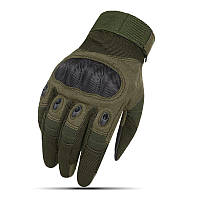 Перчатки тактические с закрытыми пальцами Tactical Gloves Z192 размер L, зеленый (олива).