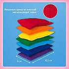 Набір кінезіологічних мішечків Монтессорі (7 шт) для розвитку дрібної моторики у дитини, фото 2