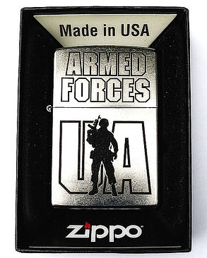 Запальничка на подарунок ZIPPO 207 AFU "Збройні сили України", фото 2