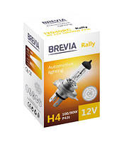 Галогеновая лампа Brevia H4 12V 100/90W P43t Rally 12040RC